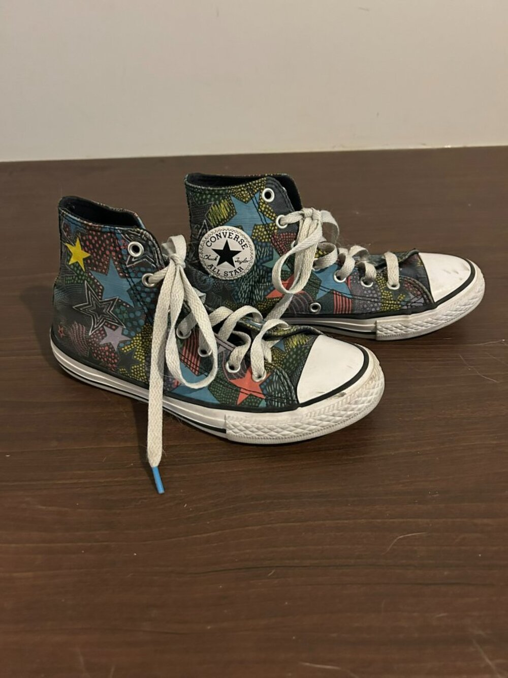 Converse Chuck Taylor All Star Mosaic High Top Sneakers Junior Size 2